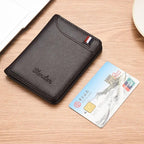 Slardar Premium Leather Wallet For Men | Stylish Durable Slim Design With Practical Storage | Black
