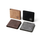 M-Design Soft Leather Bifold Wallet for Men(Color: Black,Brown and Grey)