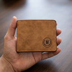 M-Design Soft Leather Bifold Wallet for Men(Color: Black,Brown and Grey)