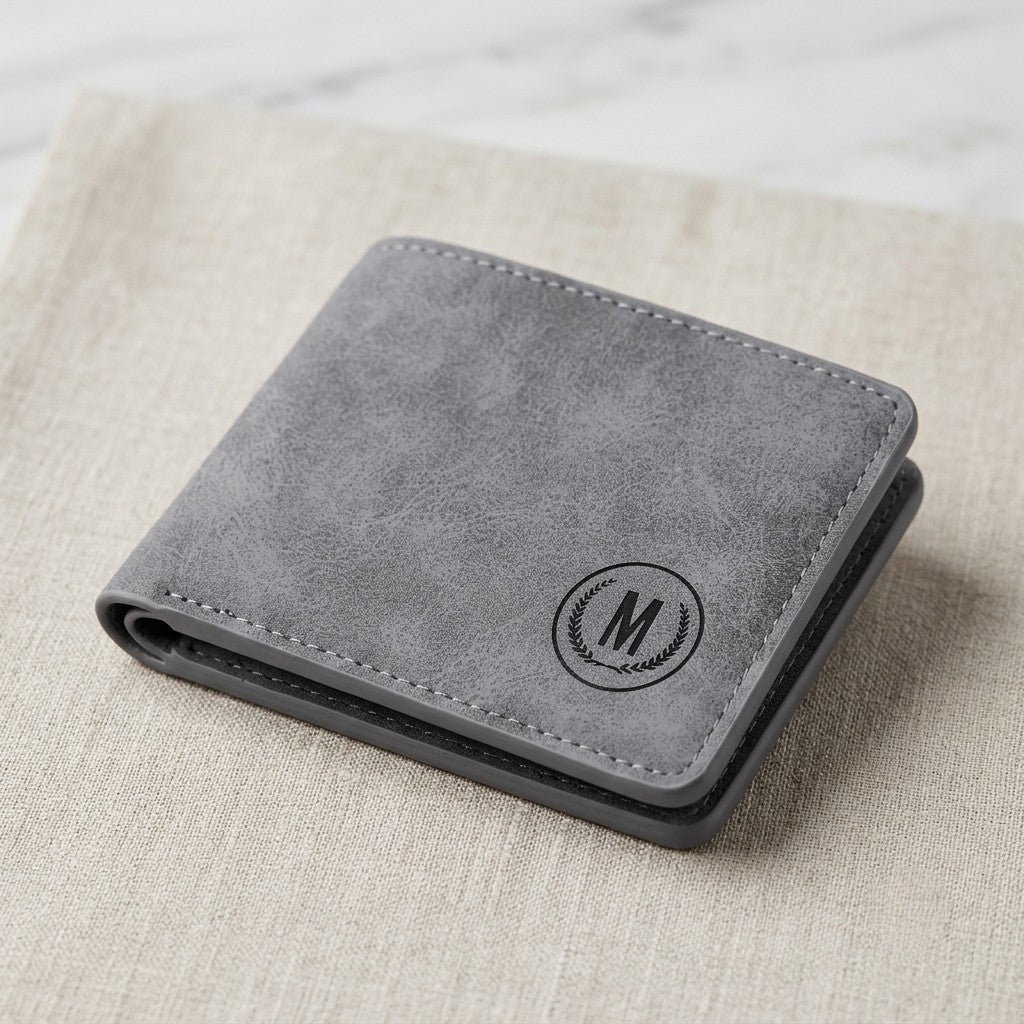M-Design Soft Leather Bifold Wallet for Men(Color: Black,Brown and Grey)
