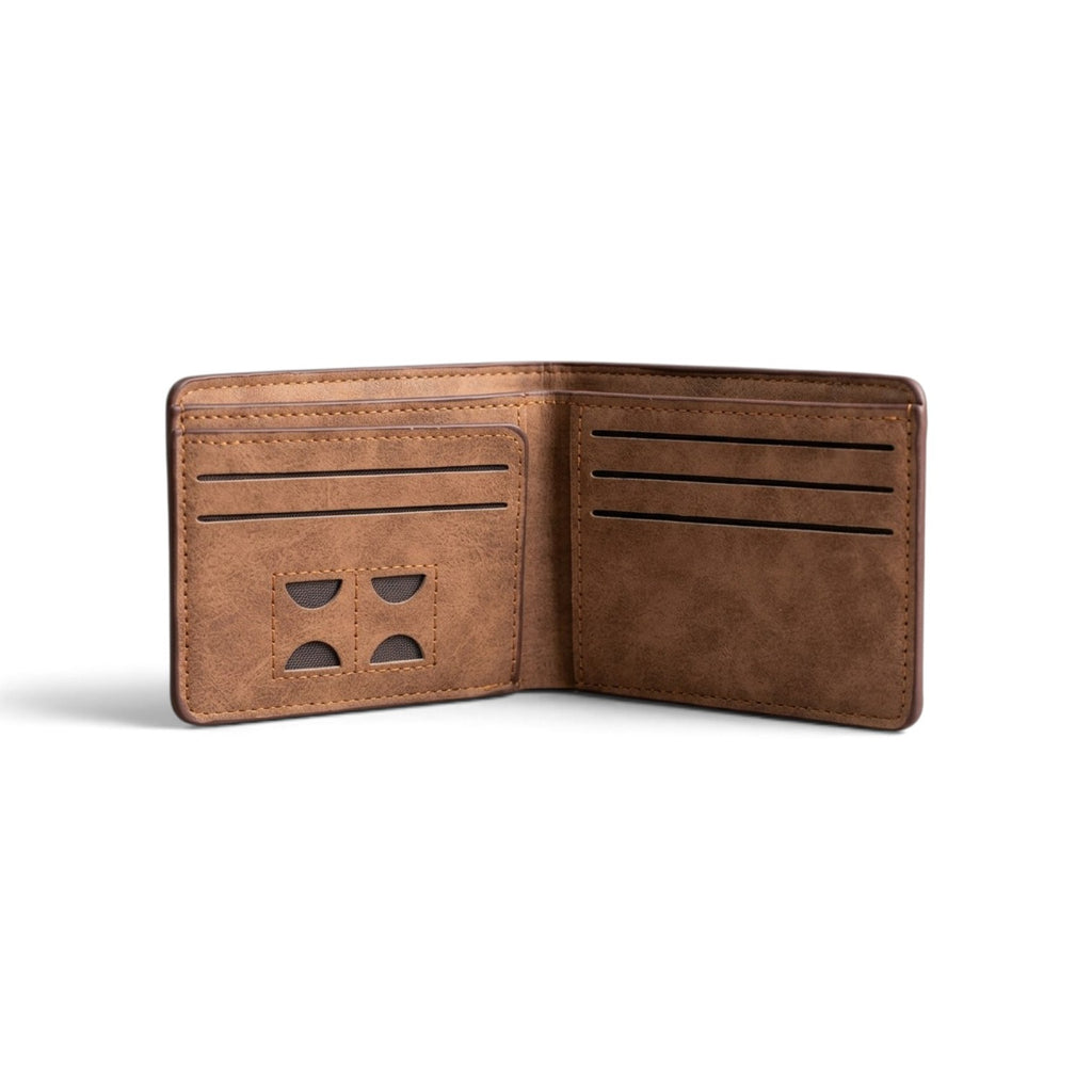 M-Design Soft Leather Bifold Wallet for Men(Color: Black,Brown and Grey)