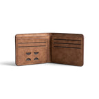 M-Design Soft Leather Bifold Wallet for Men(Color: Black,Brown and Grey)