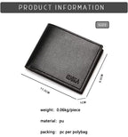 Original CUICKA Branded Wallet For Men Black And Brown Premium Leather With Multiple Compartments Durable Stylish Practical Choice Reliable Performance | Black and Brown.