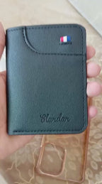Slardar Premium Leather Wallet For Men | Stylish Durable Slim Design With Practical Storage | Black